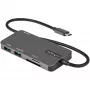 StarTech.com DKT30CHSDPD USB-C-moniporttisovitin minitelakka, 4K HDMI, 100 W PD, SD/microSD-korttipaikka, 3-porttinen USB 3.0 -keskitin, 30 cm kiinteä kaapeli
