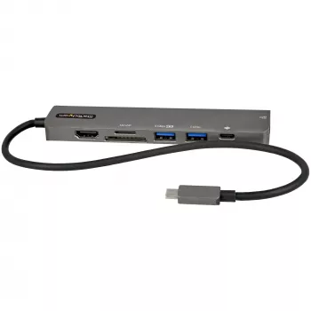 StarTech.com USB-C-moniporttiadapteri-keskitin, USB-C–4K 60Hz HDMI, Gigabit-Ethernet ja 100W kannettavan tietokoneen lataustoiminto Macbook Pro / Air ja Windows