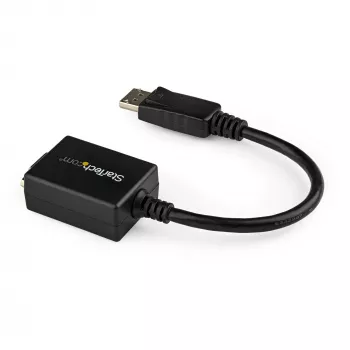 StarTech.com DisplayPort–VGA-adapteri - aktiivinen DP–VGA-muunnin - 1080p video - DisplayPort-sertifioitu - DP/DP++ lähde–VGA näyttökaapeliadapteri - lukittuva DP-liitin