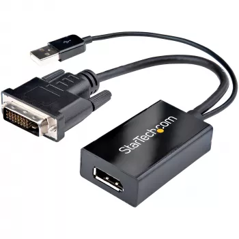 StarTech.com DVI–DisplayPort-adapteri – USB-virransyöttö – 1920 x 1200 – DVI–DisplayPort-muunnin – videoadapteri – DVI-D–DP