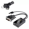 StarTech.com DVI–DisplayPort-adapteri – USB-virransyöttö – 1920 x 1200 – DVI–DisplayPort-muunnin – videoadapteri – DVI-D–DP