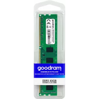 GoodRam GR1600D3V64L11/8G -muistimoduuli (DDR3 DIMM; 1 x 8 GB; 1600 MHz; CL11)