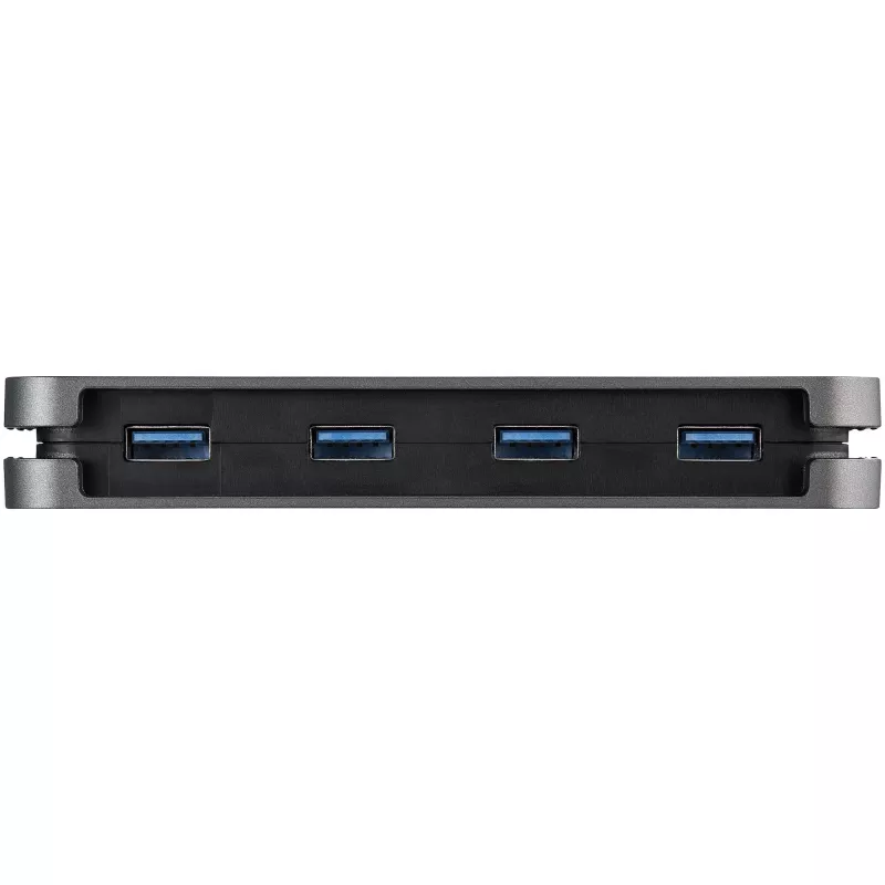StarTech.com 4-porttinen USB 3.0 -hubi - USB-A 4x USB-A:ksi - SuperSpeed 5Gbps kannettava USB 3.1 Gen 1 Type-A -hubi - USB-väylästä virtansa saava - kannettavan/pöytäkoneen USB-hubi pitkällä 28 cm:n kaapelilla ja kaapelinhallinnalla~4-porttinen USB 3.0 -hubi - USB-A 4x USB-A:ksi - SuperSpeed 5Gbps kannettava USB 3.2 Gen 1 Type-A -hubi - USB-väylästä virtansa saava - kannettavan/pöytäkoneen