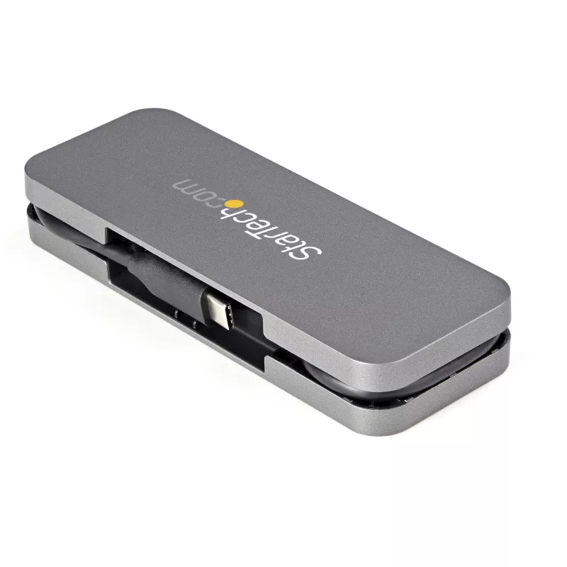 StarTech.com 4-porttinen USB-C-hubi - 3x USB-A/1x USB-C - 5Gbps USB 3.0 Type-C -hubi (3.2/3.1 Gen 1) - väylävirralla toimiva - kannettava USB-C–USB-A-sovitinhubi - 28,5 cm:n (11,2 tuuman) kaapeli kaapelinhallinnalla~4-porttinen USB-C-hubi - 3x USB-A/1x USB-C - USB 3.0 Type-C -hubi - USB 3.2 Gen 1 (5 Gbit/s) - väylävirralla toimiva - kannettava USB-C–USB-A-sovitinhubi - 11,2 tuuman (28,5 cm:n)