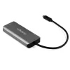 StarTech.com 4-porttinen USB C -keskitin, jossa 2x USB A ja 2x USB C – SuperSpeed 10 Gbit/s USB Type-C 3.1/3.2 Gen 2 -keskitin – USB-väylävirransyöttö – kannettava USB-C–USB-adapterikeskitin – alumiini – 25 cm (9,8 inch) kaapeli