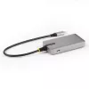 StarTech.com 4-porttinen USB-C-keskitin USB-C DP Alt Mode -videolähdöllä 4K 60Hz - 3x USB-A, 1x USB Type-C, 100W Power Delivery -läpivienti, USB 3.2 10Gbps, 30cm kaapeli, kannettava USB-keskitin