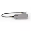 StarTech.com 4-porttinen USB-C-keskitin USB-C DP Alt Mode -videolähdöllä 4K 60Hz - 3x USB-A, 1x USB Type-C, 100W Power Delivery -läpivienti, USB 3.2 10Gbps, 30cm kaapeli, kannettava USB-keskitin