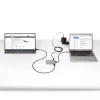 StarTech.com 4-porttinen USB-C-keskitin USB-C DP Alt Mode -videolähdöllä 4K 60Hz - 3x USB-A, 1x USB Type-C, 100W Power Delivery -läpivienti, USB 3.2 10Gbps, 30cm kaapeli, kannettava USB-keskitin