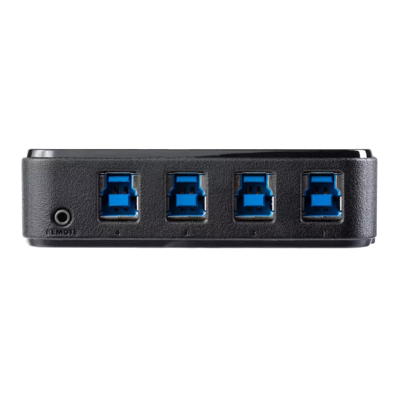 StarTech.com 4–4 USB 3.0 -oheislaitevaihtokotelo, 5 Gbit/s, Micro-USB Type-B, musta, muovi, CE, FCC, REACH, 0–40 °C