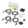 StarTech.com 4–4 USB 3.0 -oheislaitevaihtokotelo, 5 Gbit/s, Micro-USB Type-B, musta, muovi, CE, FCC, REACH, 0–40 °C