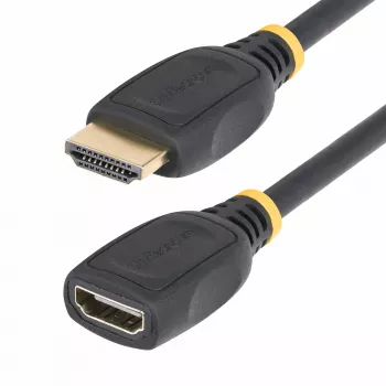 StarTech.com 2 m HDMI 2.0 -jatkokaapeli, High Speed HDMI -porttisuojakaapeli, 4K 60 Hz, HDMI-uros HDMI-naaras -jatkoadapterikaapeli, HDMI-jatkokaapeli, M/F