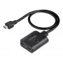 StarTech.com 2-porttinen HDMI-jakaja, 4K 60Hz HDMI 2.0 -video, 4K HDMI -jakaja 1 in 2 out, 1x2 HDMI-näyttö/lähtö-jakaja, HDR/HDCP, 50 cm integroitu HDMI-kaapeli