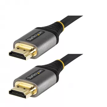 StarTech.com 16ft (5 m) HDMI 2.1 -kaapeli 8K – sertifioitu Ultra-High-Speed-HDMI-kaapeli 48 Gbit/s – 8K 60Hz/4K 120Hz HDR10+ eARC – Ultra HD 8K HDMI -kaapeli – monitori/TV/näyttö – joustava TPE-päällyste