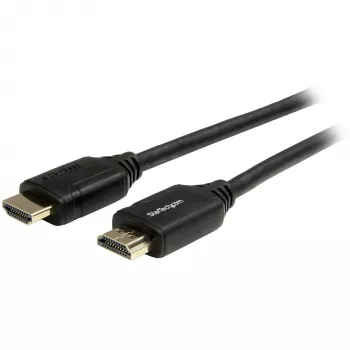StarTech.com 2 m Premium-sertifioitu HDMI 2.0 -kaapeli Ethernetillä – suurnopeus-Ultra-HD-4K-60Hz-HDMI-kaapeli HDR10 – HDMI-kaapeli (uros/uros) – UHD-näytöille, televisioille, näytöille