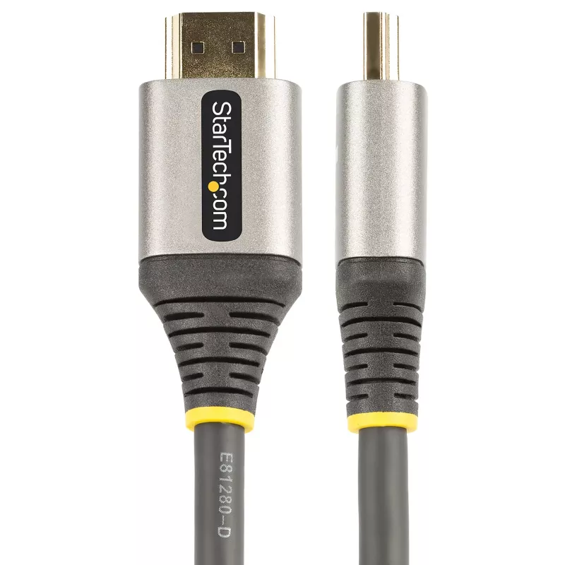 StarTech.com 2 m Premium Certified HDMI 2.0 -kaapeli – High Speed Ultra HD 4K 60 Hz HDMI -kaapeli Ethernetillä – HDR10, ARC – UHD-HDMI-videokaapeli – UHD-monitoreille, televisioille, näytöille – M/M