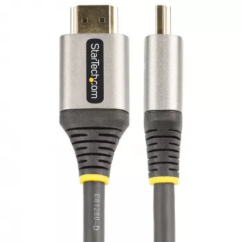StarTech.com 3 m Premium-sertifioitu HDMI 2.0 -kaapeli – High Speed Ultra HD 4K 60Hz HDMI -kaapeli Ethernetillä – HDR10, ARC – UHD HDMI -videokaapeli – UHD-monitoreille, TV:ille, näytöille – M/M