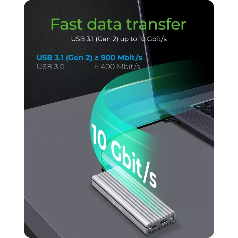 ICY BOX IB-1817Ma-C31 SSD-kotelo hopea M.2