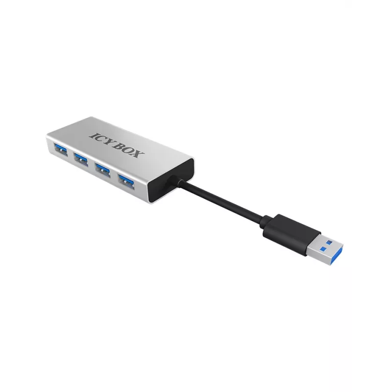 ICY BOX IB-AC6104 USB 3.2 Gen 1 (3.1 Gen 1) Type-A 5000 Mbit/s valkoinen