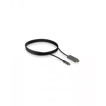 ICY BOX IB-CB020-C HDMI-kaapeli 1,8 m HDMI Type-A (Standard) musta, hopea