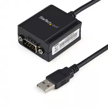 StarTech.com 1 portin FTDI USB-sarjaportti RS232 -adapterikaapeli COM-portin säilytyksellä