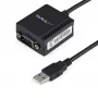 StarTech.com 1 portin FTDI USB-sarjaportti RS232 -adapterikaapeli COM-portin säilytyksellä