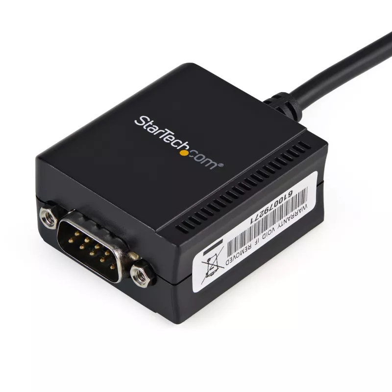 StarTech.com 1 portin FTDI USB-sarjaportti RS232 -adapterikaapeli COM-portin säilytyksellä