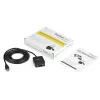 StarTech.com 1 portin FTDI USB-sarjaportti RS232 -adapterikaapeli COM-portin säilytyksellä