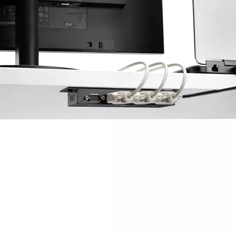 StarTech.com 4 portin USB-DB9 RS232 -sarja-adapterikeskitin – teollinen DIN-kisko- ja seinäasennus