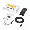 StarTech.com 4 portin USB-DB9 RS232 -sarja-adapterikeskitin – teollinen DIN-kisko- ja seinäasennus