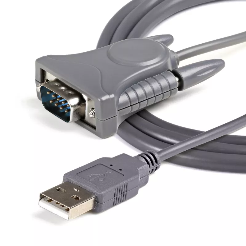 StarTech.com ICUSB232DB25 USB 2.0 -sarja-RS232-sovitinkaapeli, DB9/DB25, harmaa