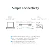 StarTech.com ICUSB232FTN 1-porttinen USB-nollamodeemi-RS232-DB9-sarja-DCE-sovitinkaapeli, FTDI, USB 2.0, musta