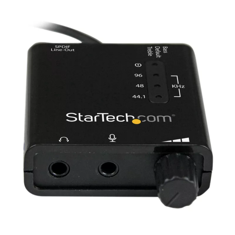 StarTech.com USB-stereoäänisovitin ulkoinen äänikortti SPDIF-digitaaliäänellä ja stereomikrofonilla