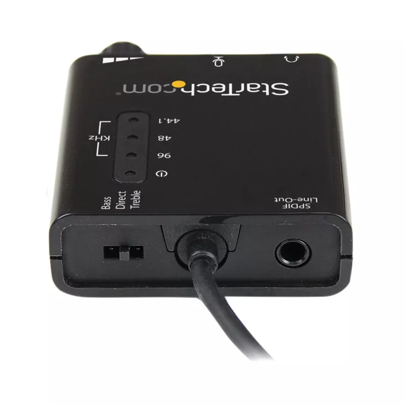 StarTech.com USB-stereoäänisovitin ulkoinen äänikortti SPDIF-digitaaliäänellä ja stereomikrofonilla
