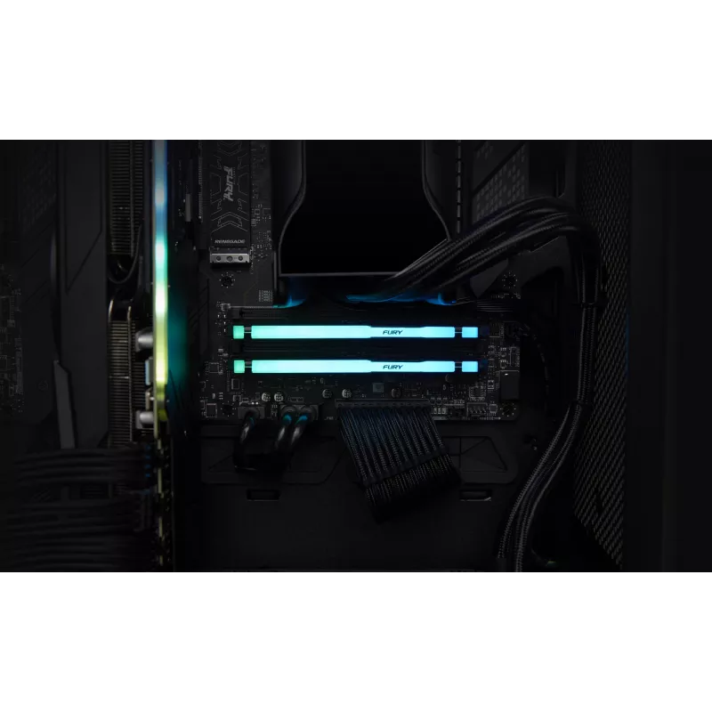Kingston Technology FURY Beast 64GB 5600MT/s DDR5 CL36 DIMM (2 kpl:n pakkaus) RGB