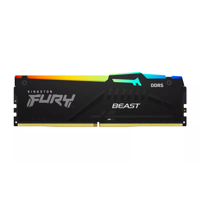 Kingston Technology FURY Beast 128GB 5600MT/s DDR5 CL40 DIMM (2 kpl:n pakkaus) RGB