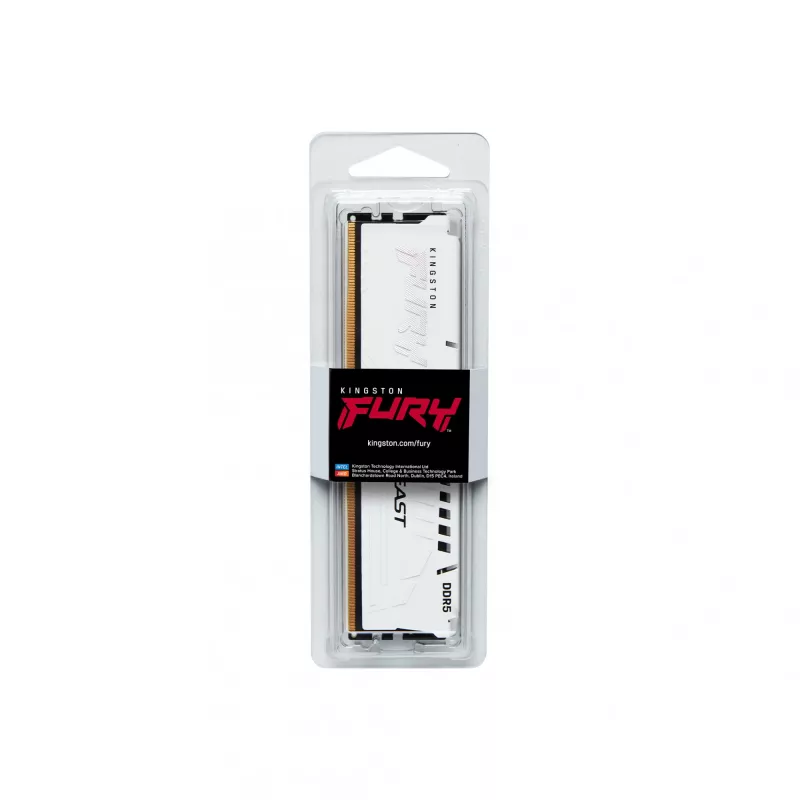 Kingston Technology FURY Beast 32GB 6000MT/s DDR5 CL30 DIMM valkoinen EXPO