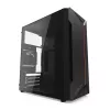 PC-kotelo KRUX Astro Cube musta — Cube-kotelo, tukee Micro ATX/Mini-ITX, 1×3,5 tuuman + 2×2,5 tuuman paikat, sivulasiseinä, max. virtalähde 28 cm, max. jäähdytyskorkeus 136 mm