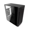 PC-kotelo KRUX Astro Cube musta — Cube-kotelo, tukee Micro ATX/Mini-ITX, 1×3,5 tuuman + 2×2,5 tuuman paikat, sivulasiseinä, max. virtalähde 28 cm, max. jäähdytyskorkeus 136 mm