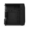 PC-kotelo KRUX Astro Cube musta — Cube-kotelo, tukee Micro ATX/Mini-ITX, 1×3,5 tuuman + 2×2,5 tuuman paikat, sivulasiseinä, max. virtalähde 28 cm, max. jäähdytyskorkeus 136 mm