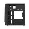 PC-kotelo KRUX Astro Cube musta — Cube-kotelo, tukee Micro ATX/Mini-ITX, 1×3,5 tuuman + 2×2,5 tuuman paikat, sivulasiseinä, max. virtalähde 28 cm, max. jäähdytyskorkeus 136 mm