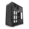 PC-kotelo KRUX Astro Cube musta — Cube-kotelo, tukee Micro ATX/Mini-ITX, 1×3,5 tuuman + 2×2,5 tuuman paikat, sivulasiseinä, max. virtalähde 28 cm, max. jäähdytyskorkeus 136 mm