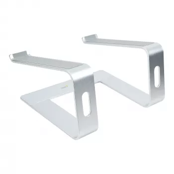 StarTech.com kannettavan tietokoneen teline työpöydälle, tukee 5 kg/11 lb, alumiini, hopea, ergonominen kannettavan tietokoneen korotus, kannettava tietokoneen pidike, tietokoneteline MacBook Air/Pro, Dell XPS, Lenovo