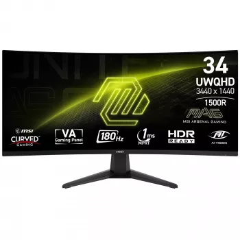 MSI MAG 346CQ -tietokonemonitori 86,4 cm (34