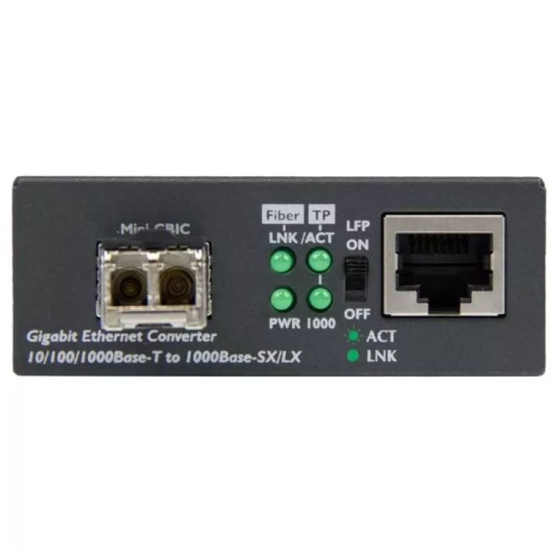 StarTech.com Gigabit Ethernet -kuitumediakonvertteri - kompakti - 850nm MM LC - 550m