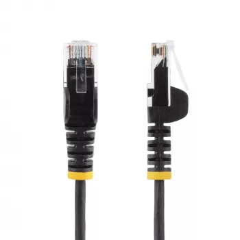 StarTech.com 2 m CAT6-kaapeli – ohut – Snagless RJ45-liittimet – musta