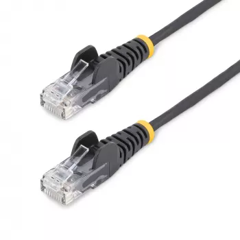 StarTech.com 3 m CAT6-kaapeli - ohut - Snagless RJ45-liittimet - musta