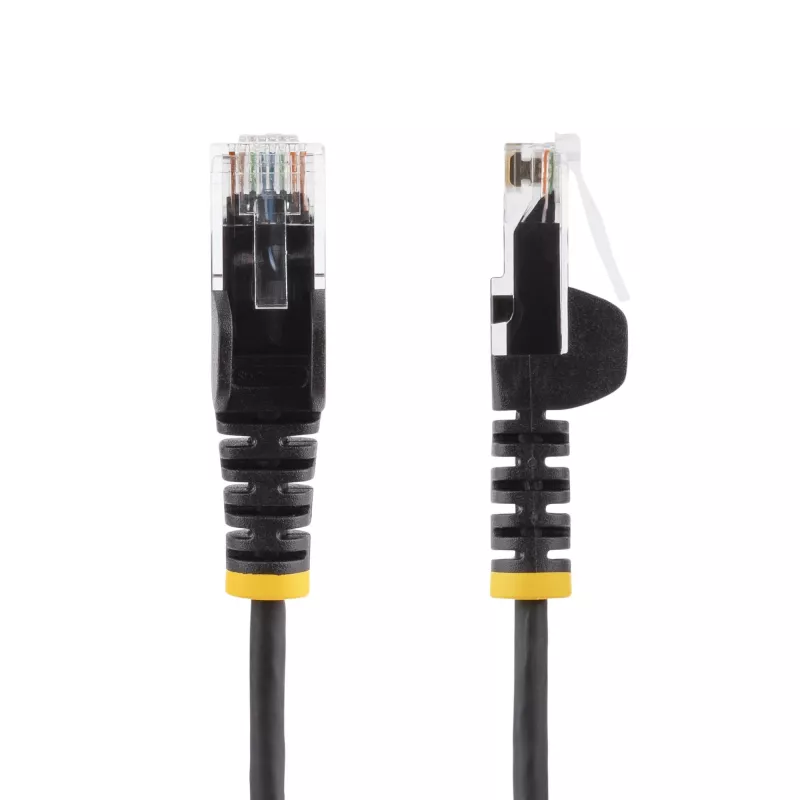 StarTech.com 3 m CAT6-kaapeli - ohut - Snagless RJ45-liittimet - musta