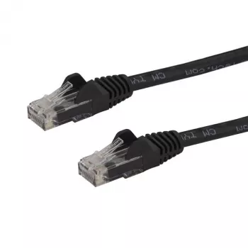 StarTech.com 10 m CAT6 Ethernet-kaapeli – musta CAT 6 Gigabit Ethernet-kaapeli – 250 MHz 100 W PoE RJ45 UTP verkko-/patch-kaapeli, Snagless ja vedonpoisto, yksittäin testattu