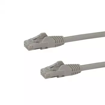 StarTech.com 10 m CAT6 Ethernet-kaapeli – harmaa – CAT 6 Gigabit Ethernet-kaapeli – 250 MHz 100 W PoE RJ45 UTP verkko-/patch-kaapeli, Snagless ja vedonpoisto, yksittäin testattu