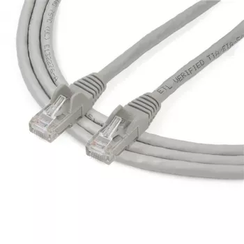 StarTech.com 2 m CAT6 Ethernet-kaapeli – harmaa, CAT 6 Gigabit Ethernet-kaapeli – 250 MHz, 100 W PoE, RJ45, UTP, verkko-/patch-kaapeli, Snagless ja vedonpoisto, yksittäin testattu